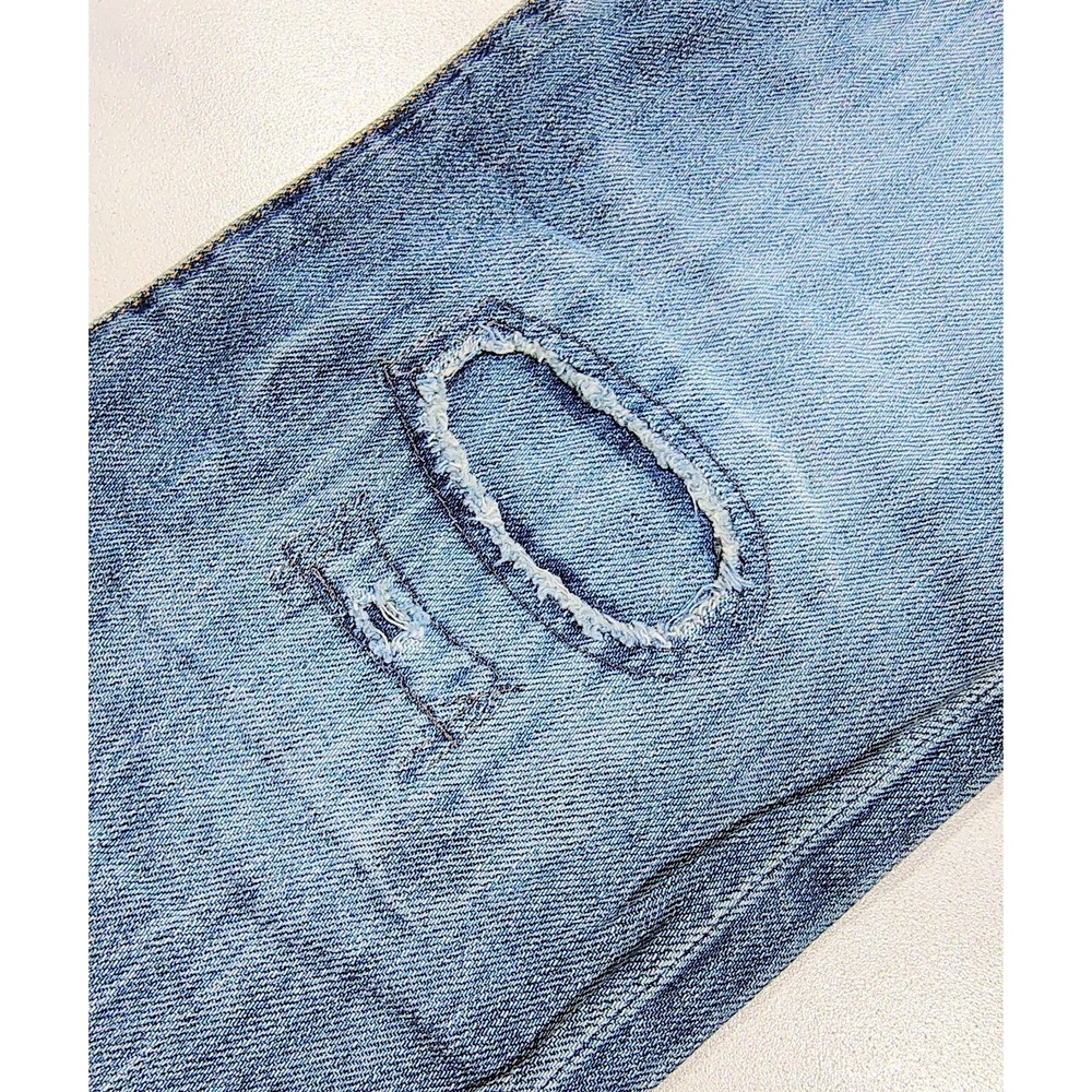Polo Ralph Lauren Jeans The Sullivan Slim Boys Size 16 Blue Distressed Denim - Picture 6 of 13